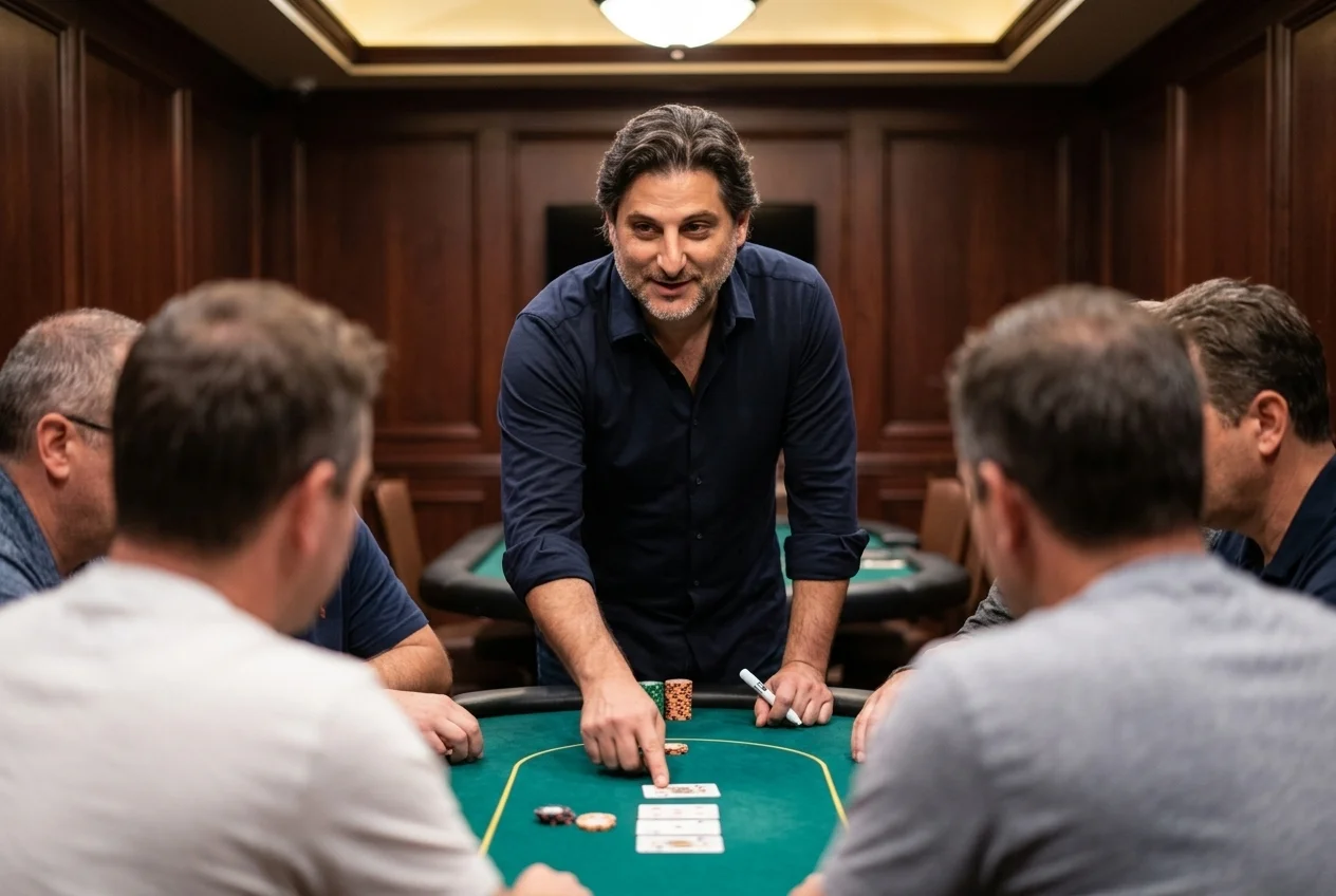 Rafi en session de coaching poker live